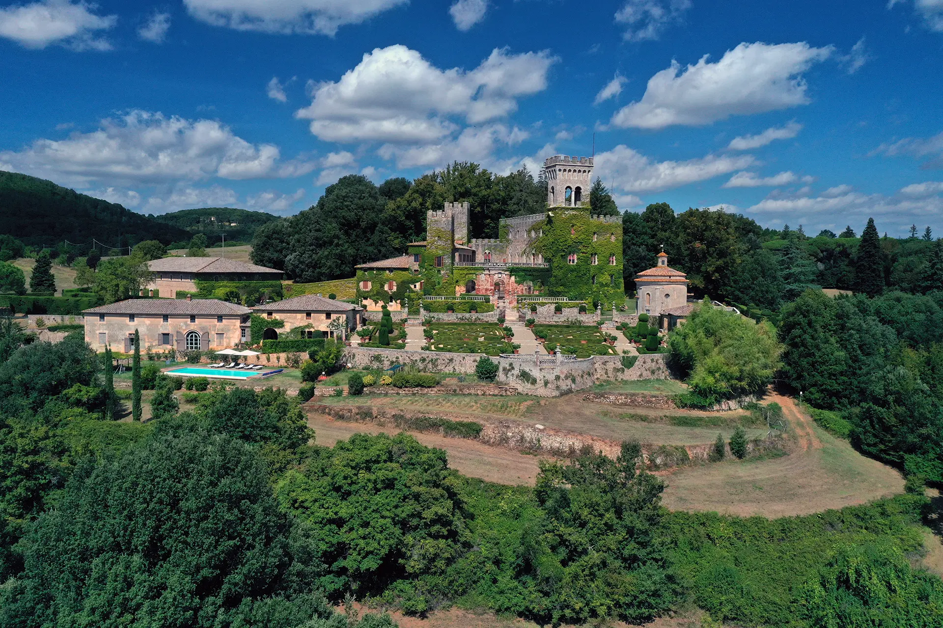 Castello di Celsa vista panoramica